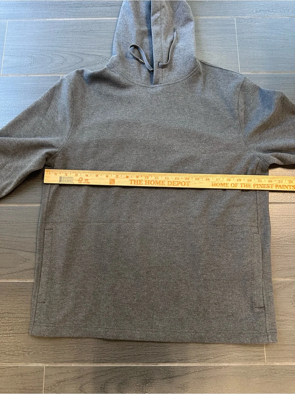 J. Crew Seaboard Men's Gray Hooded Sweat Shirt